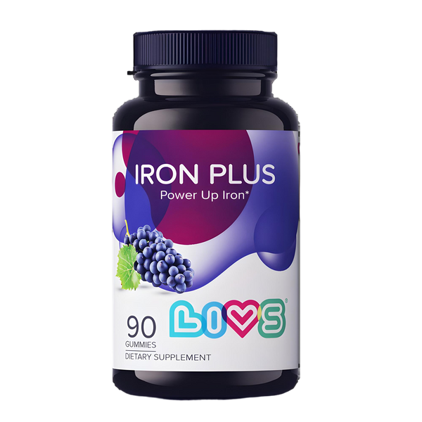 LIVS Vegan Iron Gummies – Gentle Iron Support for Energy and Wellness!