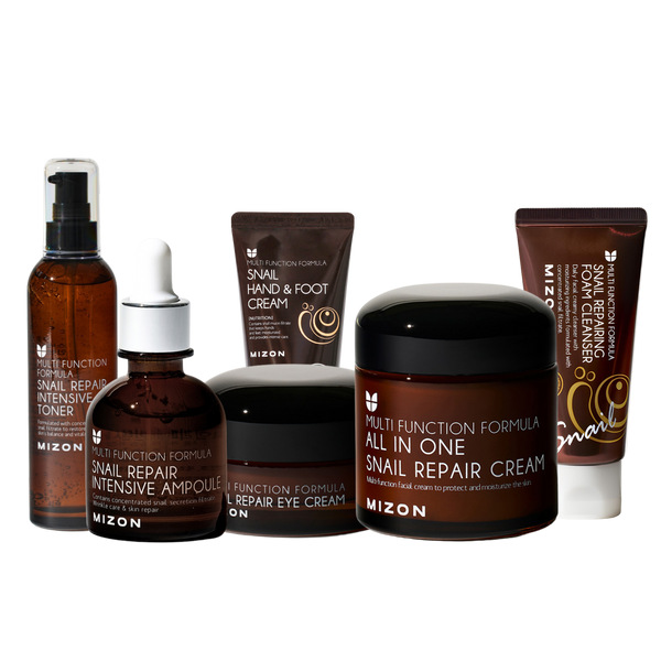 Mizon Snail Ultimate Repair Kit – Your 5-Step Path to Radiant, Youthful Skin