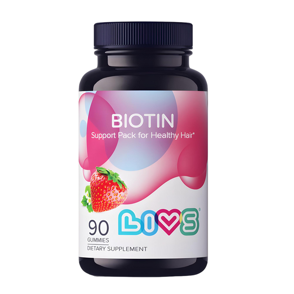 LIVS Biotin 10,000 mcg Gummies – Unlock Your Hair, Skin, and Nail Potential!