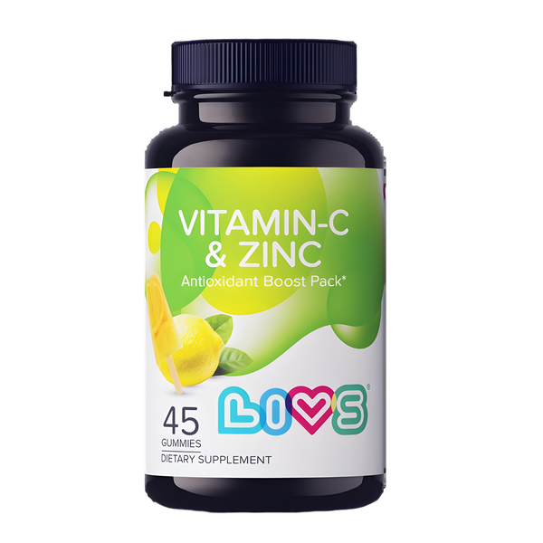 LIVS Vitamin C + Zinc Gummies – Your Shield for Strong Immunity!